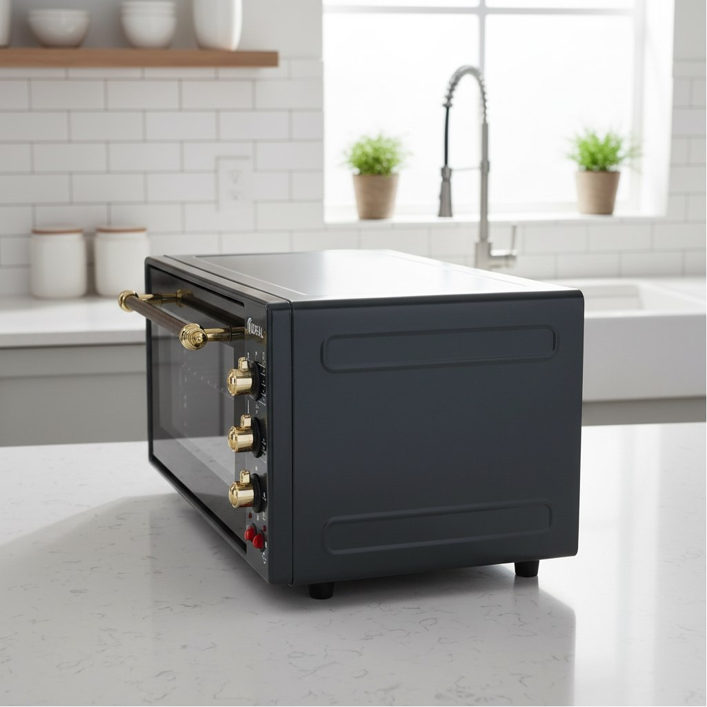 Мини-печь IDEAL М 50 04, УТ-00002072, цвет антрацит, объем 50 л, 1.6 кВт