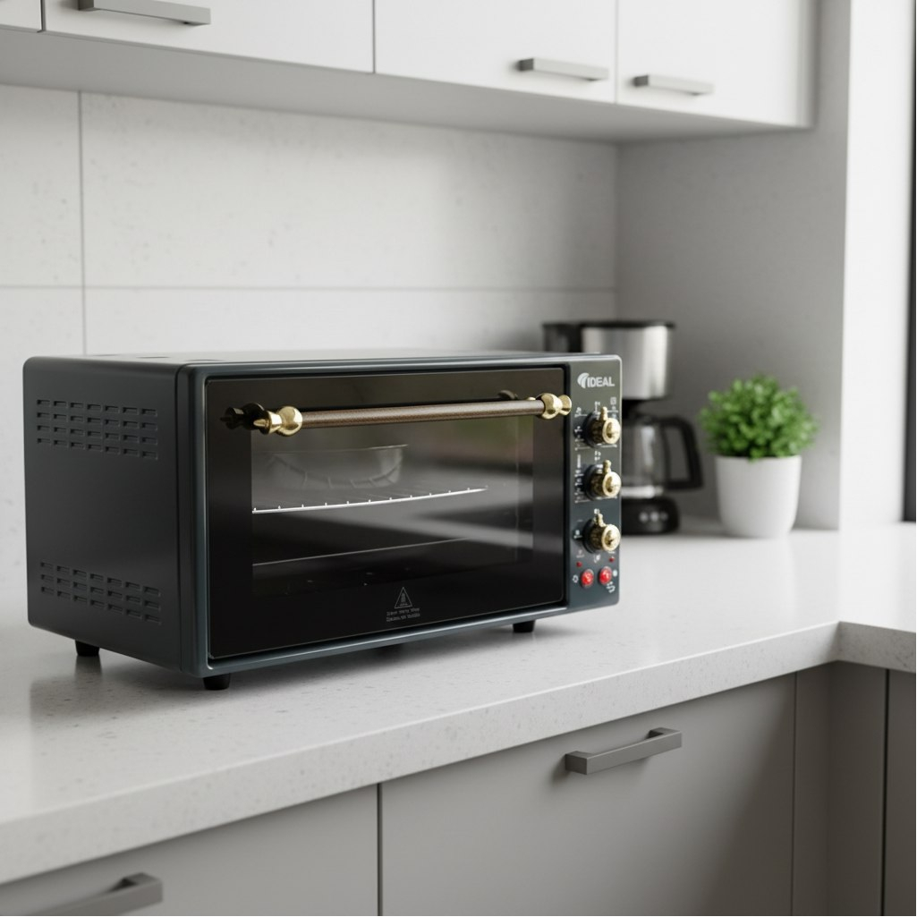 Мини-печь IDEAL М 50 04, УТ-00002072, цвет антрацит, объем 50 л, 1.6 кВт