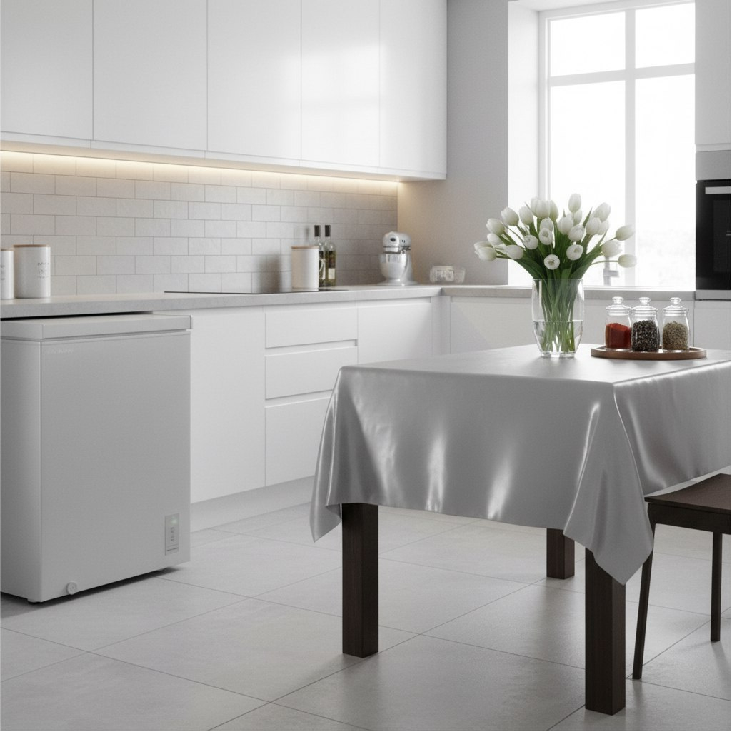 Морозильный ларь Willmark CF-190IDG, объем 150 л, цвет серый, ручная разморозка