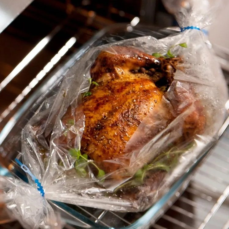 Рукав для запекания Paclan, с Жаропрочными клипсами, ширина 29.5 см, длина 5 м 