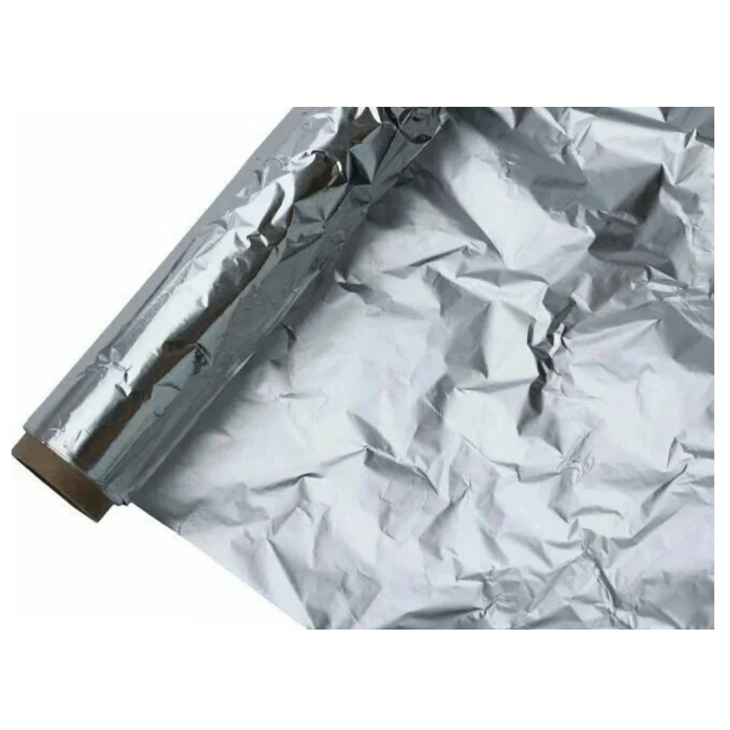 Фольга алюминиевая Саянская Запекание, особо прочная и пластичная, 14 мкм, ширина 29 см, длина 7 м