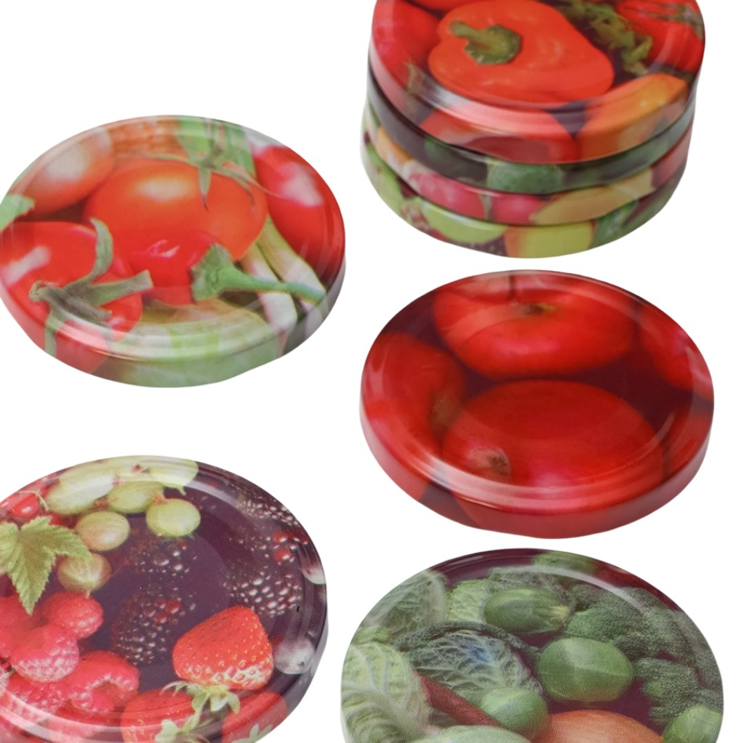 Крышка винтовая типа Твист-Офф Элитная, горловина III, диаметр 66 мм, литография, в упаковке 20 штук