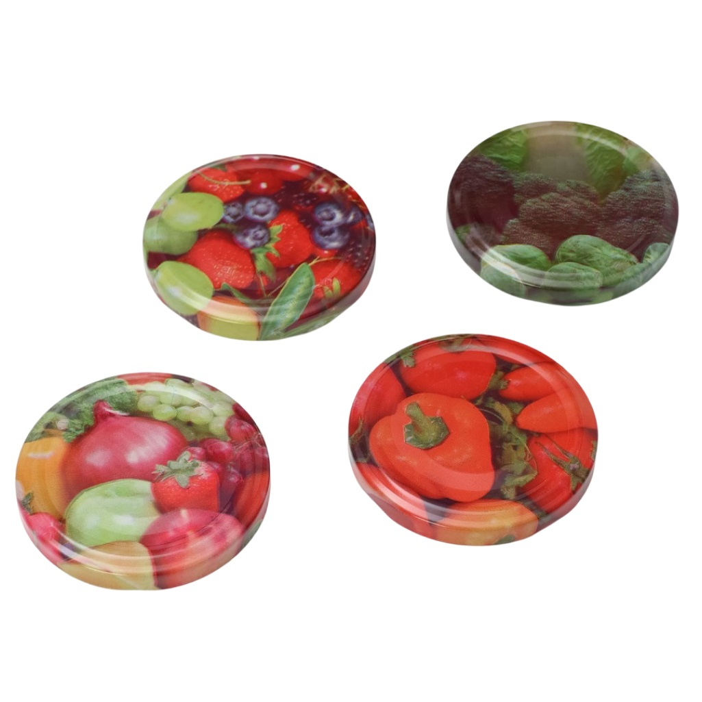 Крышка винтовая типа Твист-Офф Элитная, горловина III, диаметр 66 мм, литография, в упаковке 20 штук