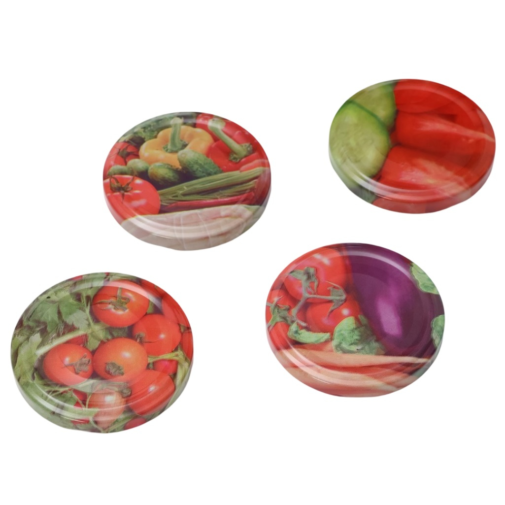 Крышка винтовая типа Твист-Офф Элитная, горловина III, диаметр 66 мм, литография, в упаковке 20 штук