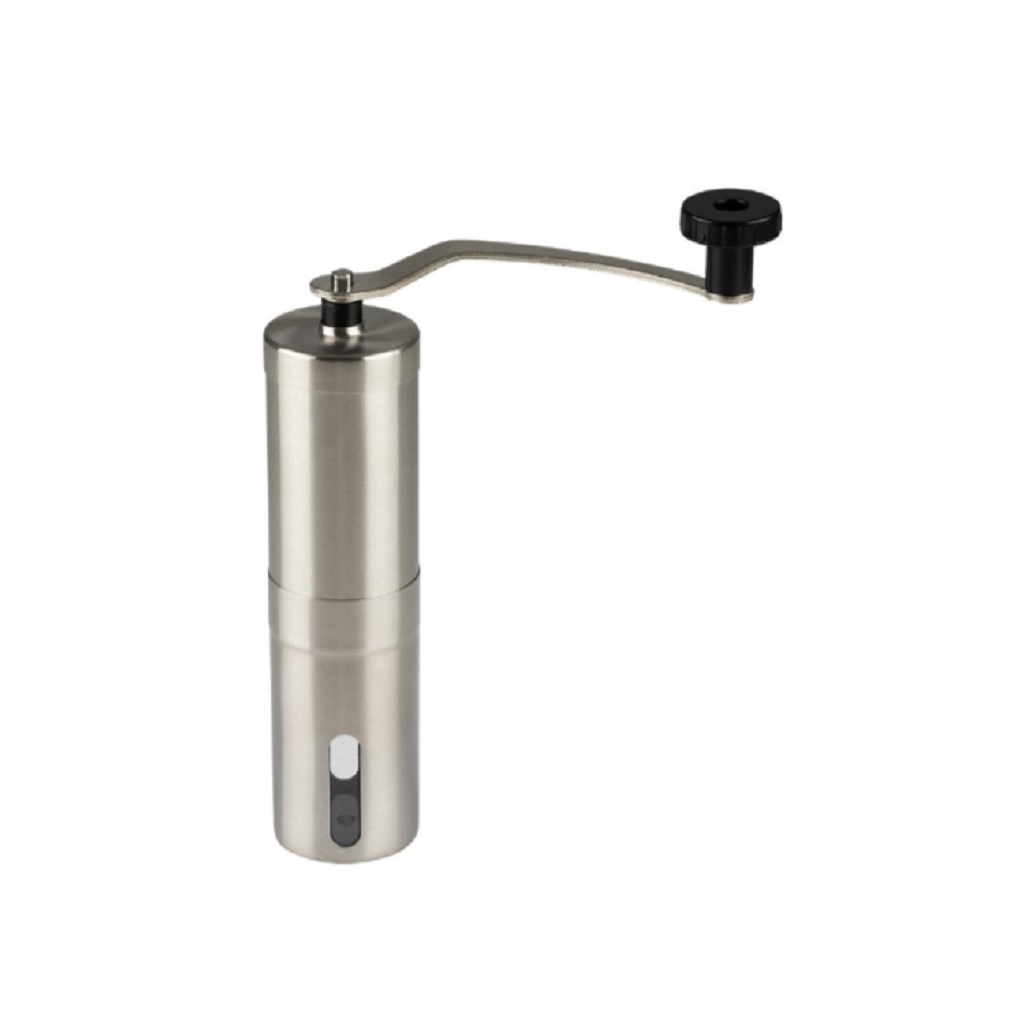 Мельница для ручного помола кофе Mallony Mulino, нержавеющая сталь, акрил, 4.7х19 см, 95 мл