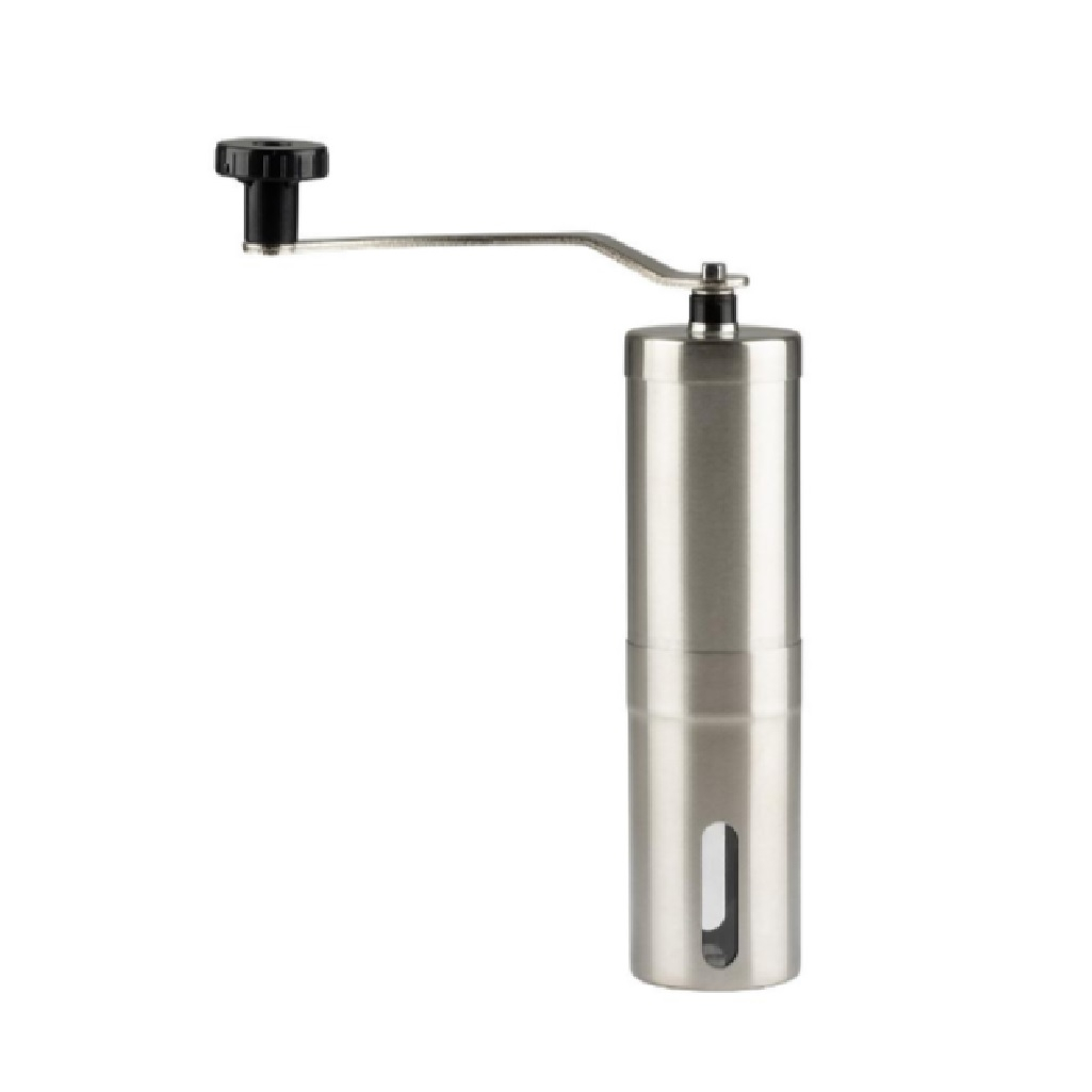 Мельница для ручного помола кофе Mallony Mulino, нержавеющая сталь, акрил, 4.7х19 см, 95 мл