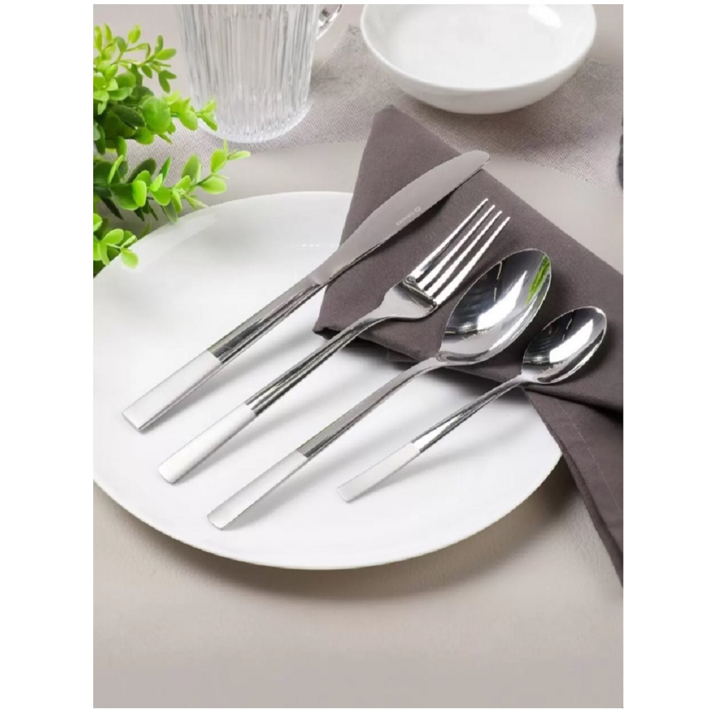Набор столовых приборов Daniks Alta, нержавеющая сталь, в упаковке 24 предмета