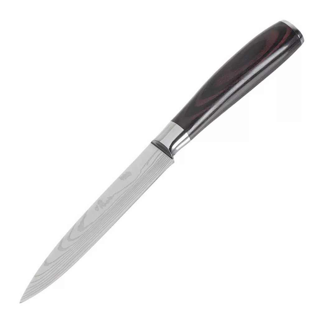 Нож кухонный Daniks Classic G10 Y4-891 универсальный, нержавеющая сталь, 12.7 см