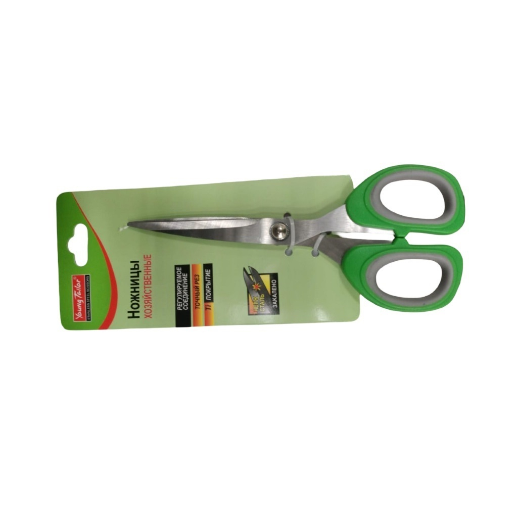 Ножницы хозяйственные Young Tailor Mardon, 230 мм, регулируемое соединение, точный рез, нержавеющая сталь, Ti покрытие