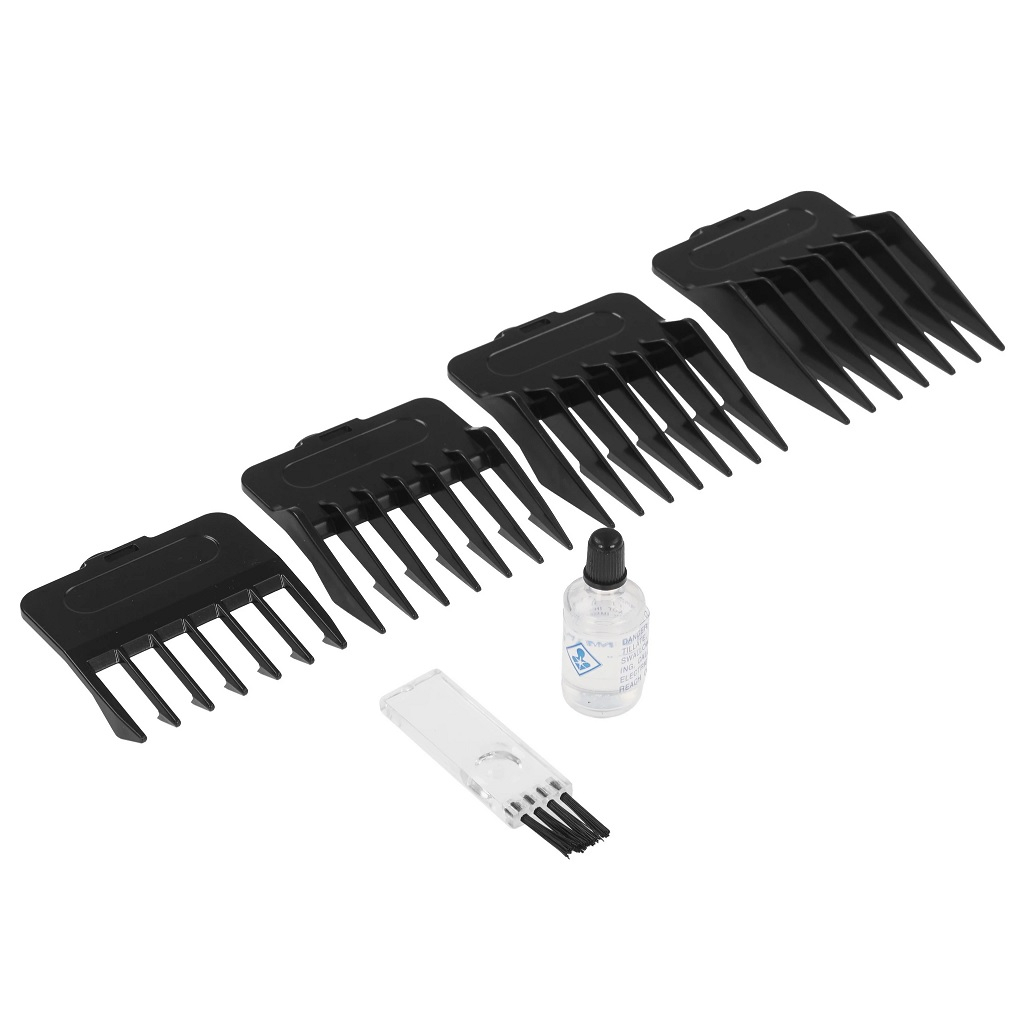 Машинка для стрижки Brayer BR3431, 4 насадки, фиксированные и подвижные лезвия из нержавеющей стали