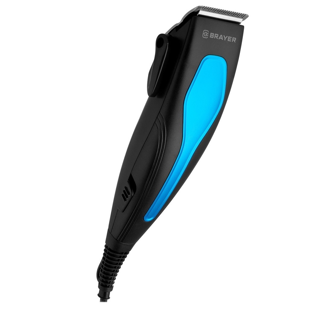 Машинка для стрижки Brayer BR3432, 4 насадки, фиксированные и подвижные лезвия из нержавеющей стали