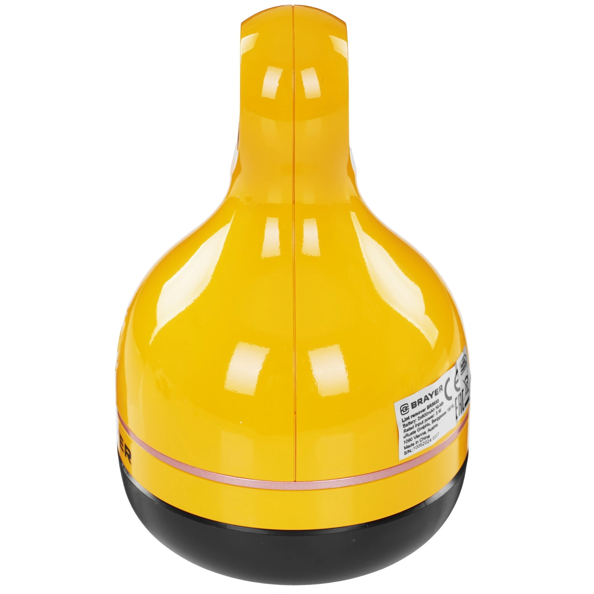 Машинка аккумуляторная Brayer BR5033 для удаления катышков, 3 Вт, съемный контейнер, желтая