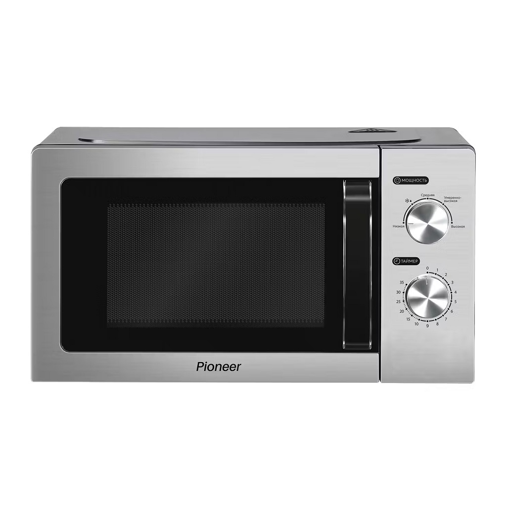 Печь микроволновая Pioneer MW212M, 20 л, 700 Вт, механическое управление, серая
