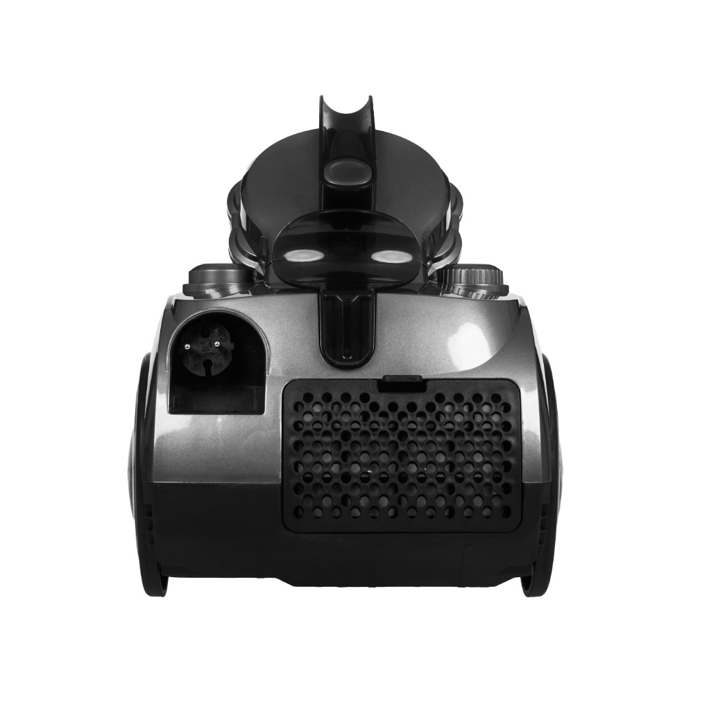 Пылесос Shivaki VCC 0220, серый, 2.5 л, всасывание 430 Вт, общая мощность 2000 Вт