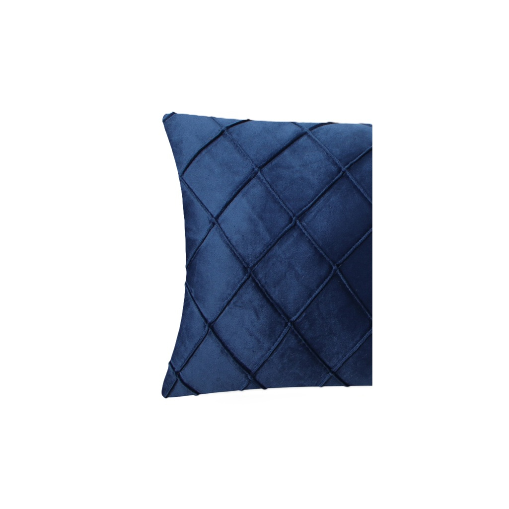 Подушка декоративная Этель Соло 10766716, велюр, синтепон, синий, 30х50 см