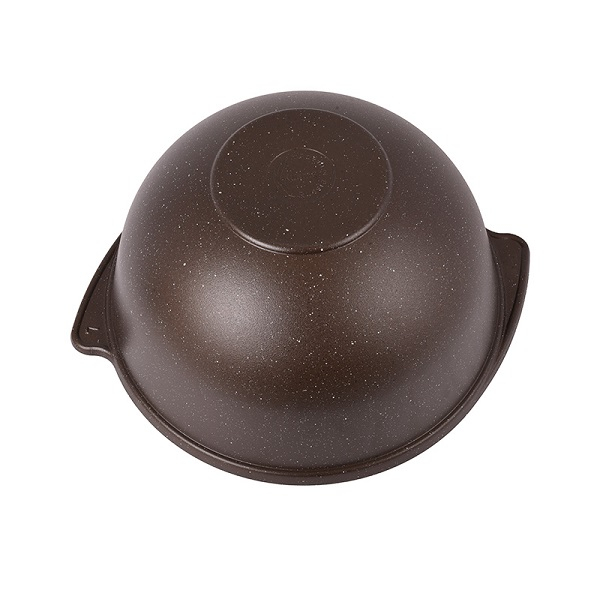 Казан Кукмара для плова 9 л, кофейный мрамор кмк95а