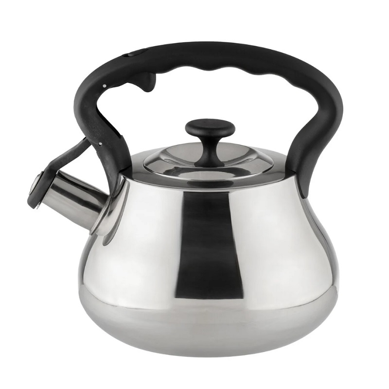 Чайник Daniks GS-04052A нержавеющая сталь со свистком 2,8 л