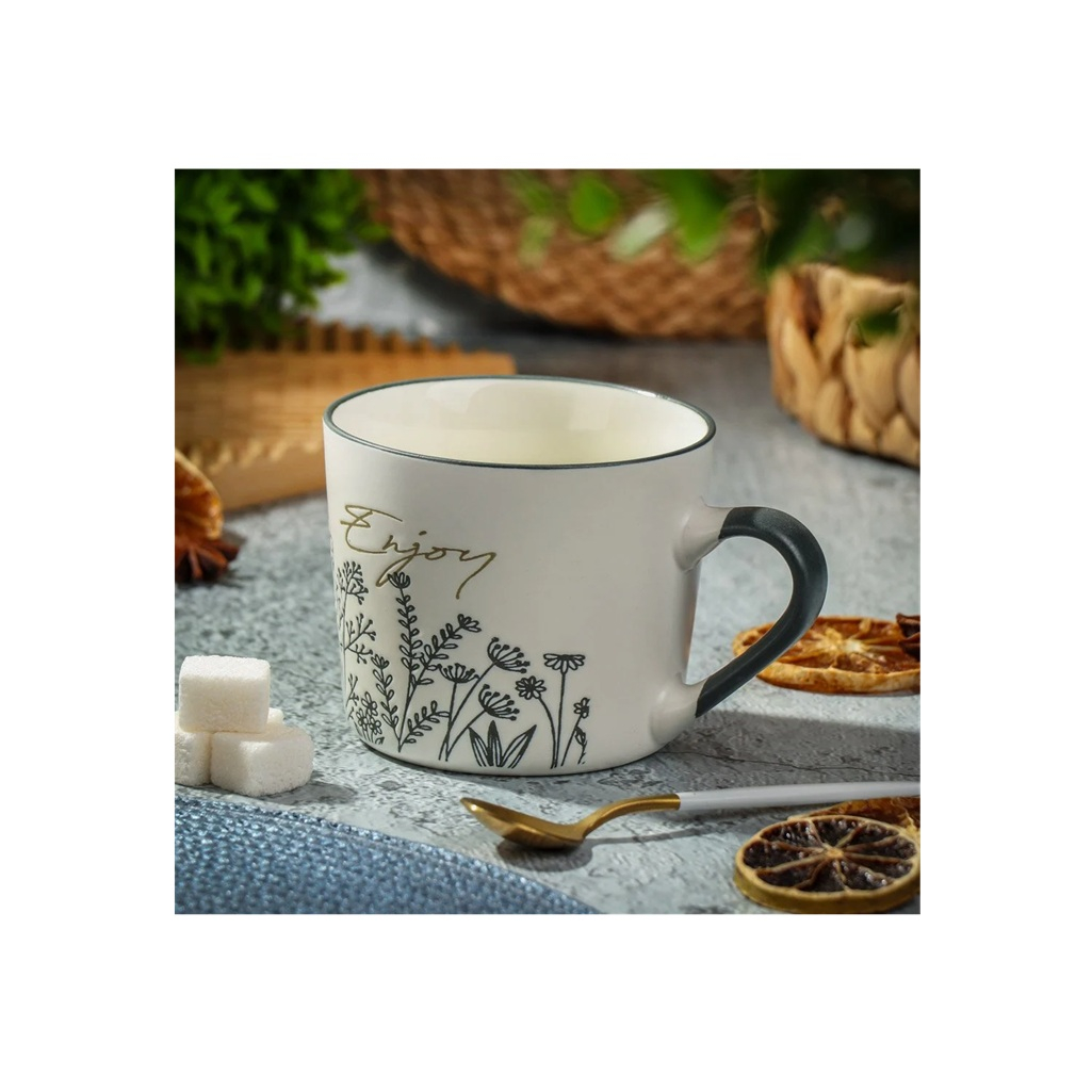 Кружка Daniks Милли BR404/4452-1 керамика 440 мл, различные цвета