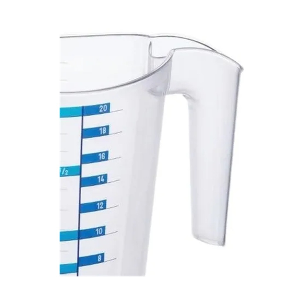 Кружка мерная Эльфпласт Домино с носиком, пластик, 153х190х200 мм, 2 л