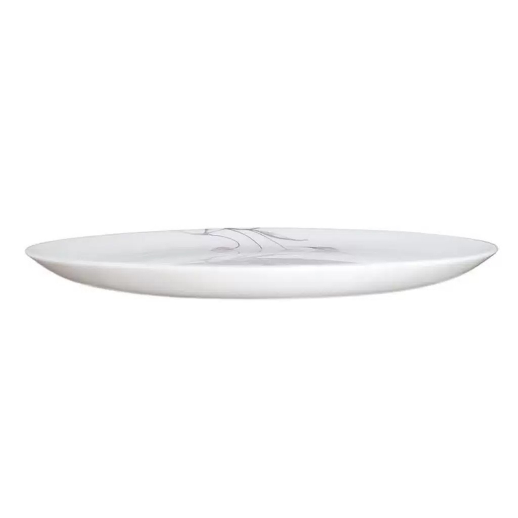 Тарелка обеденная Luminarc Бэль V9153, стеклокерамика, круглая, белая, 25 см