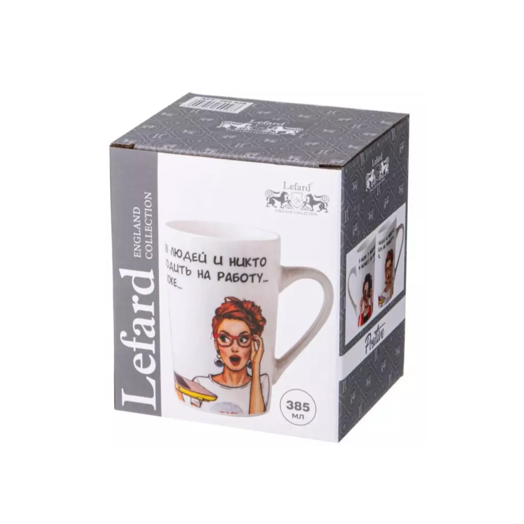 Кружка Lefard Womens Secrets, 385 мл, фарфор, белый, 260-928