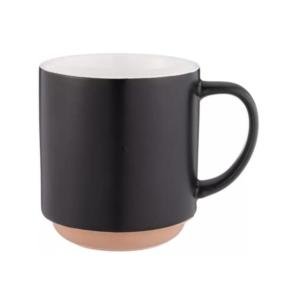 Кружка Lefard Be Happy, Positive, фарфор, черная, 410 мл, 260-977 