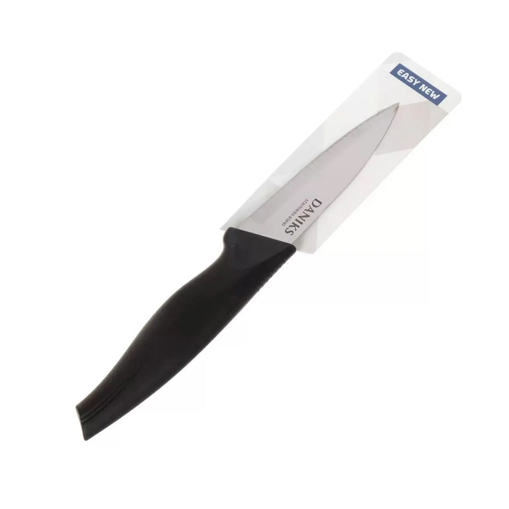 Нож кухонный Daniks Easy New YW-A337-PA, для овощей, нержавеющая сталь, 8.5 см