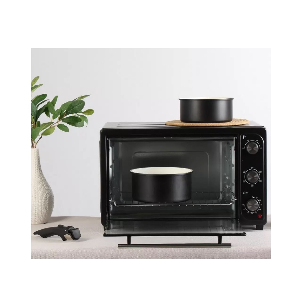 Набор посуды Daniks GS-11078-9PC-black, алюминий, антипригарное покрытие, 9 предметов, индукция