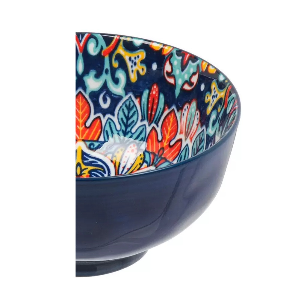 Салатник Самарканд Y4-9759, керамика, синий, 6.5х12.5 см, 0.37 л