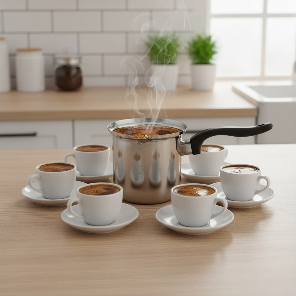 Турка 700 мл нержавеющая сталь DARIIS