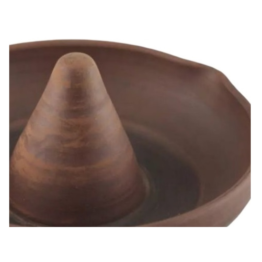 Подставка №1 Р3635 для запекания курицы в духовке, красная глина