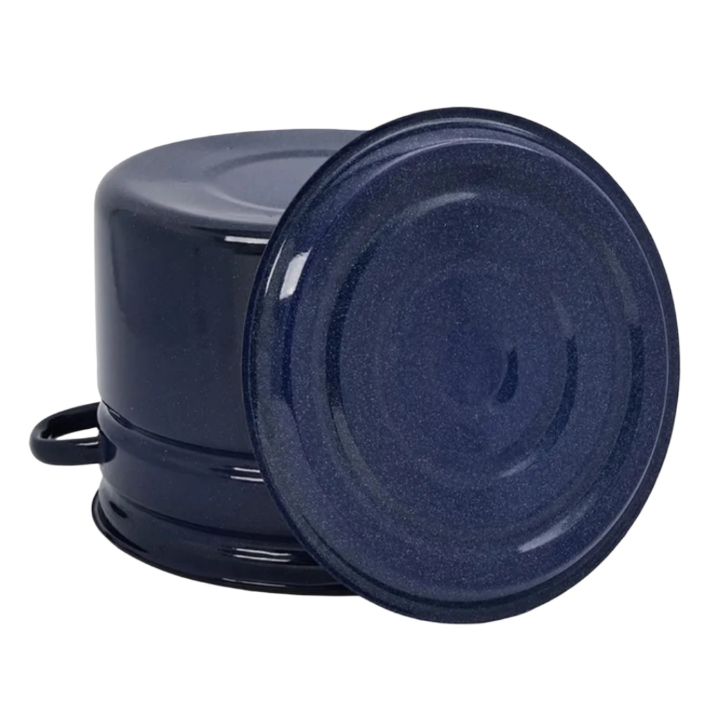 Бак-кастрюля 16 литров Керченский металлургический завод 42804-262/42815-263, эмалированный, без рисунка, с крышкой