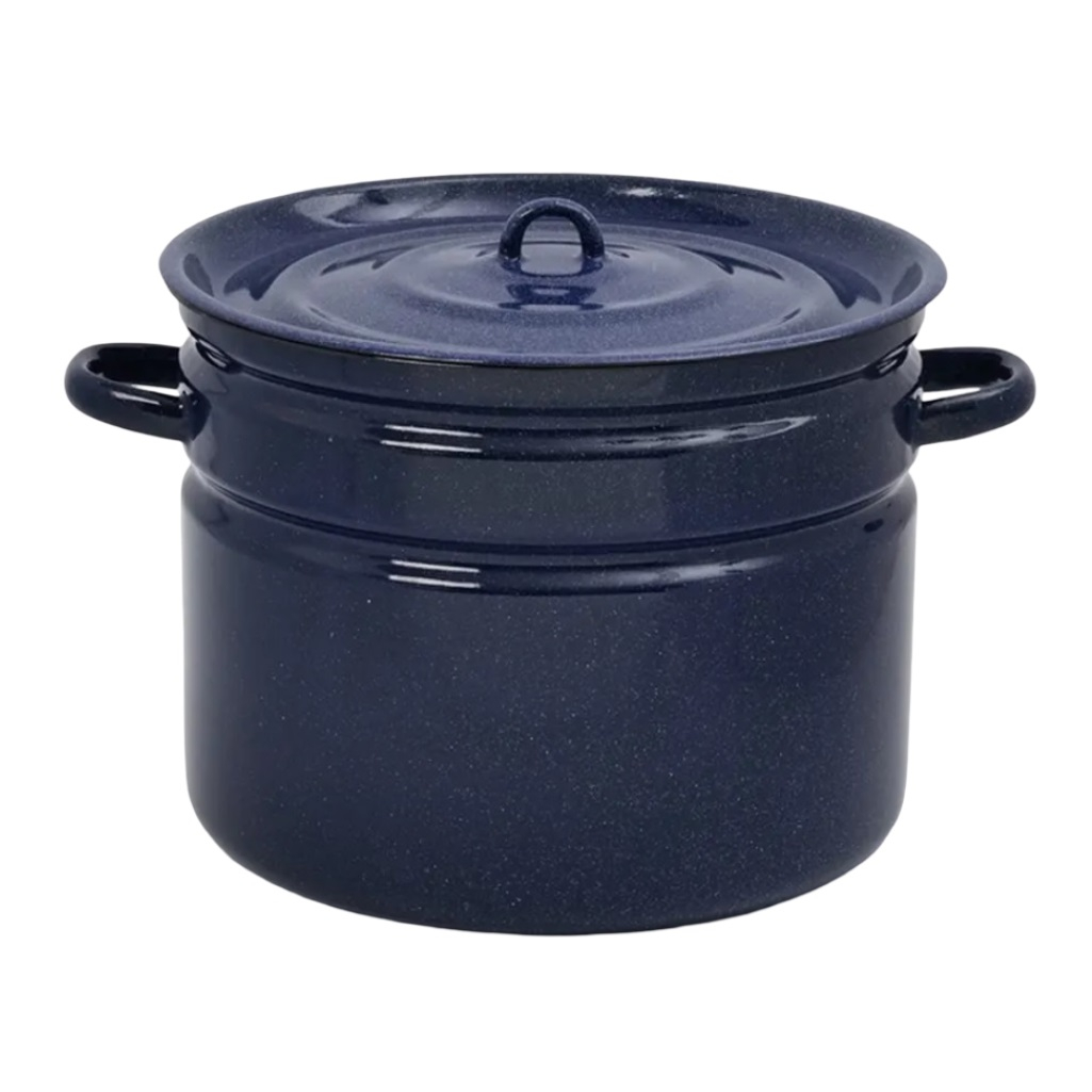 Бак-кастрюля 16 литров Керченский металлургический завод 42804-262/42815-263, эмалированный, без рисунка, с крышкой