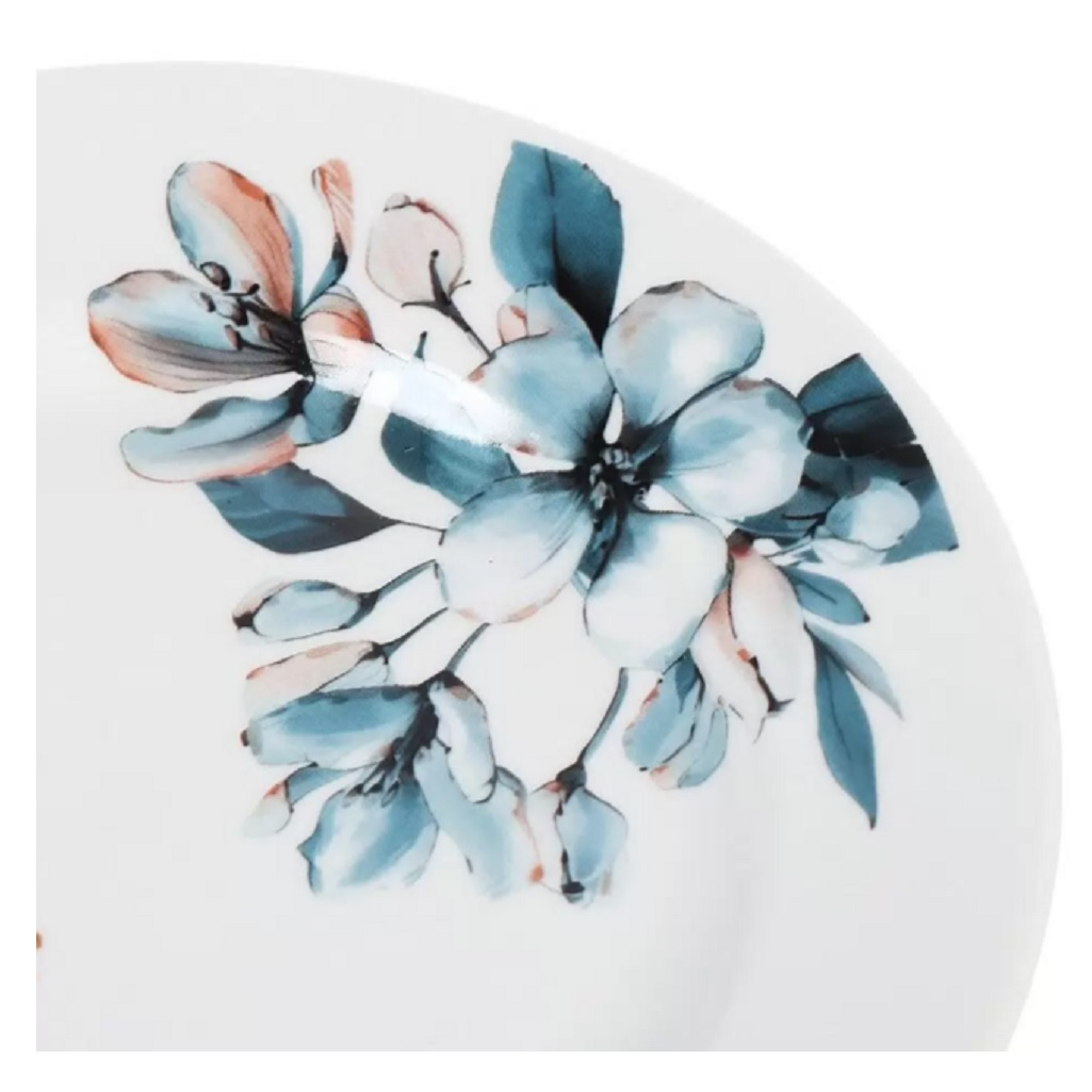 Тарелка Дулевский фарфор, Мгновения весны 11818, фарфор, обеденная, диаметр 20 см