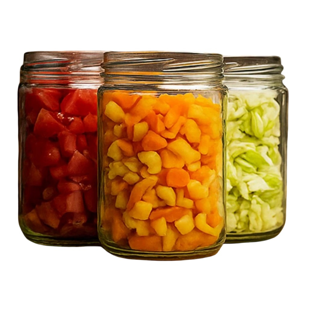 Банка стеклянная ДагестанОгни Твист ТО-82, объем 0.45 л, для хранения сыпучих продуктов и консервирования