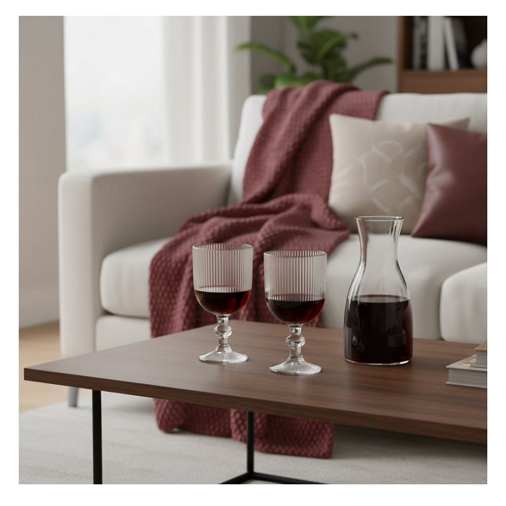 Бокал для вина Daniks Грани Y4-6561, стекло, объем 350 мл, прозрачный