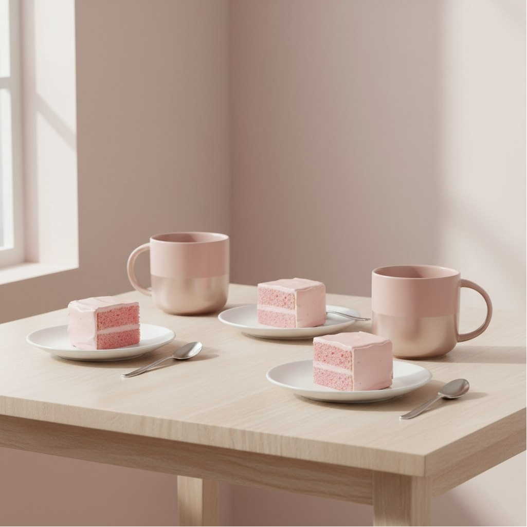 Кружка Bronco Velour 407-139, фарфор, розовая, для холодных и горячих напитков, 440 мл