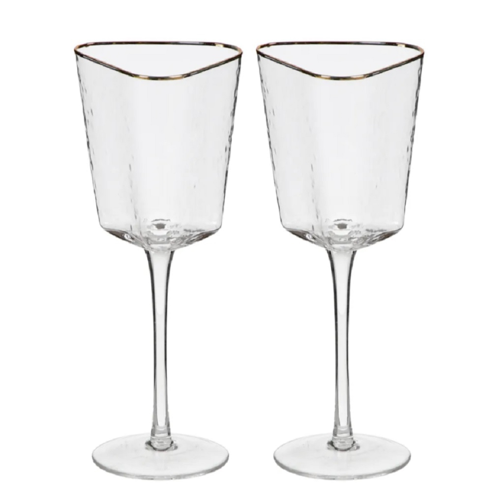 Набор бокалов Daniks Трио стекло, 300 мл, в упаковке 2 штуки