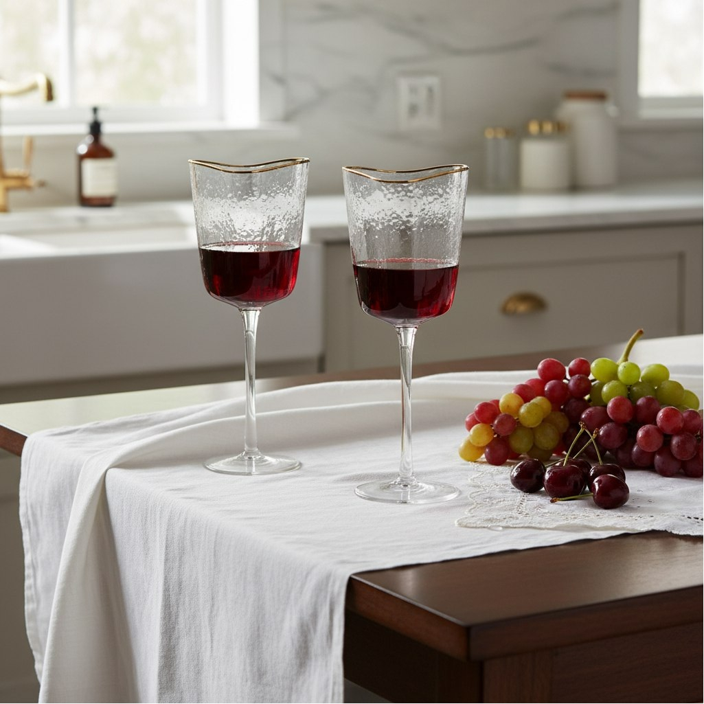 Набор бокалов Daniks Трио стекло, 300 мл, в упаковке 2 штуки