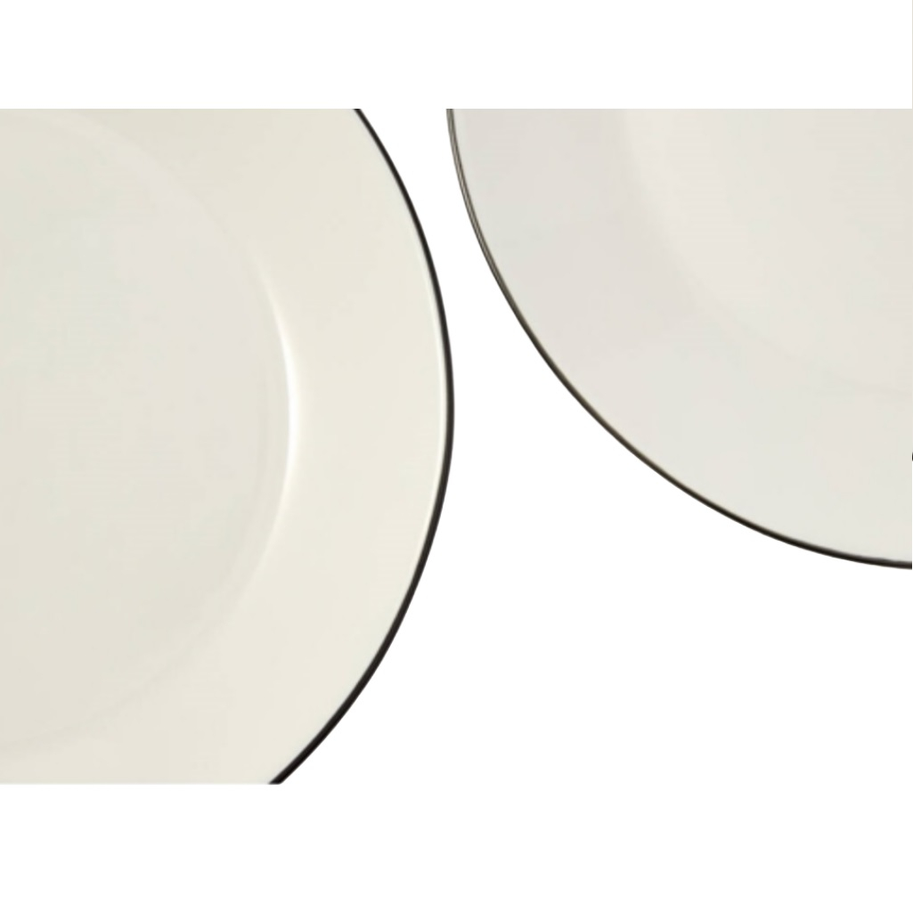 Тарелка Olaff Аврора 239-62002, обеденная, 180 мм, стеклокерамика, цвет белый