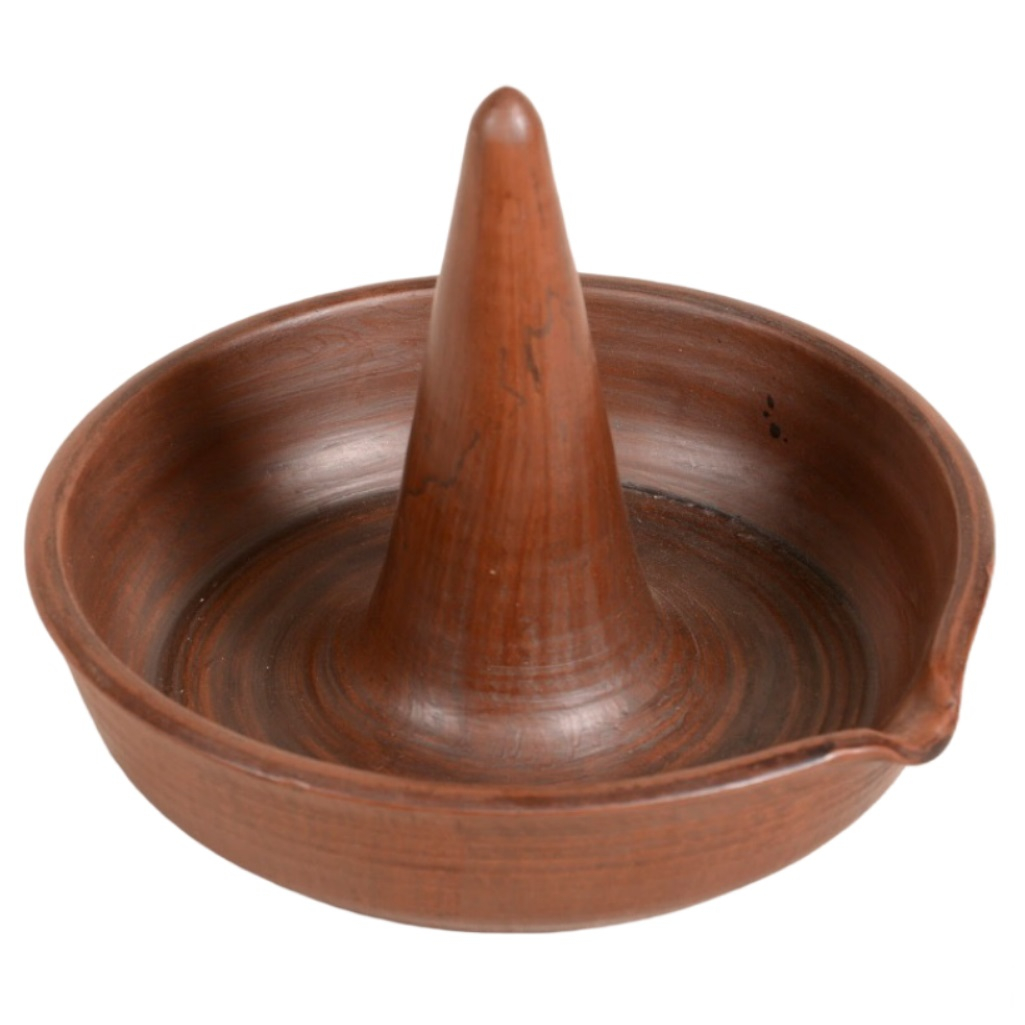 Подставка Посадская Р4203 для запекания курицы в духовке, красная глина