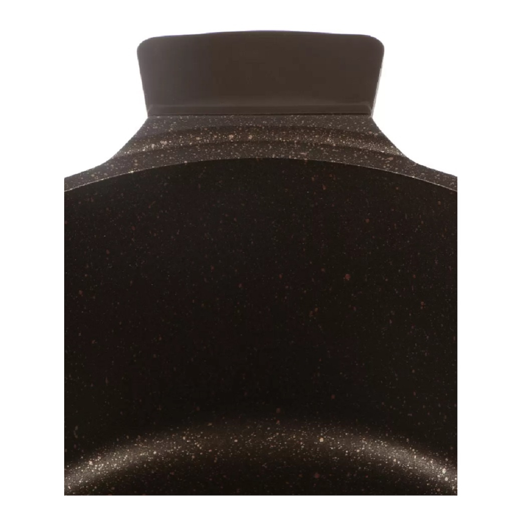 Кастрюля Kukmara Stella ксм52а, антипригарное покрытие, мокко, объем 5.2 л