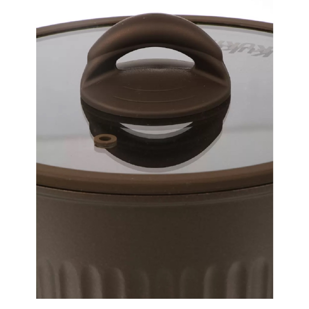 Кастрюля Kukmara Stella ксм52а, антипригарное покрытие, мокко, объем 5.2 л