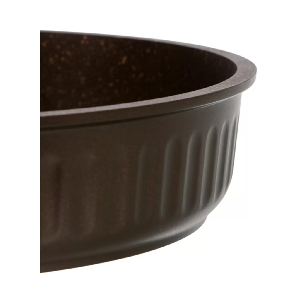 Сковорода Kukmara Stella ссм240а, 240 мм, антипригарное покрытие, мокко, без крышки