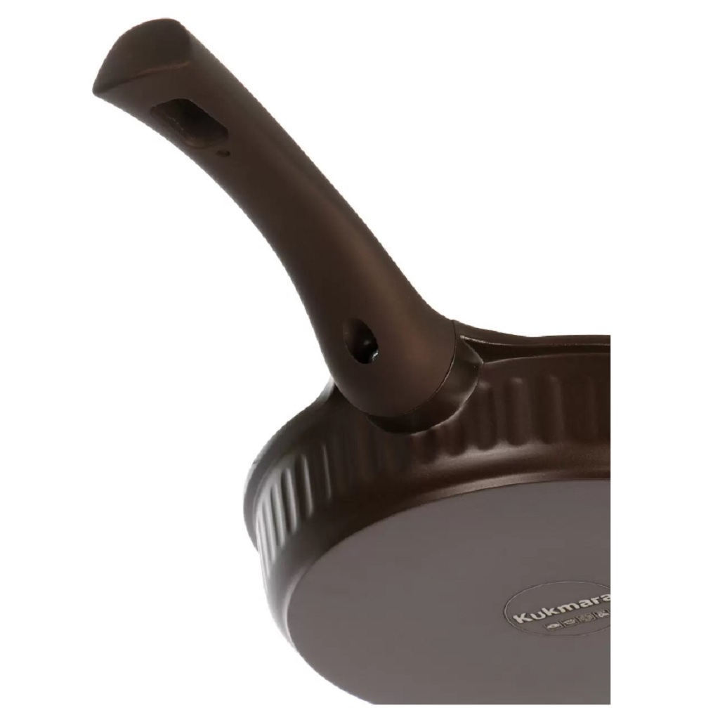 Сковорода Kukmara Stella, 260 мм, антипригарное покрытие, мокко, без крышки