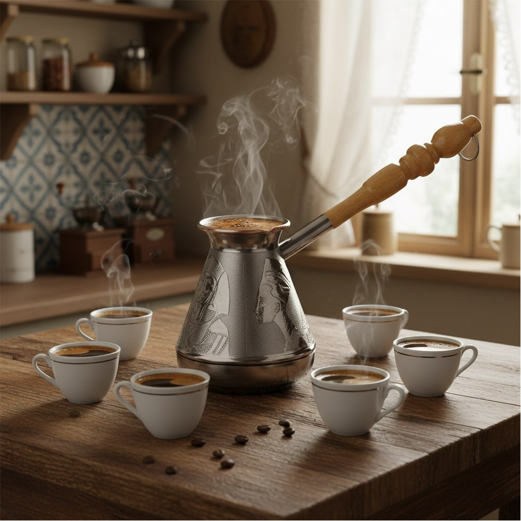 Турка Tima Египет ЕГ-390, медная, без съемной ручки, объем 390 мл