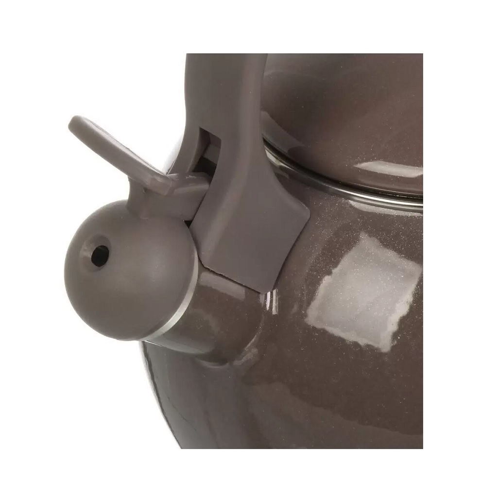 Чайник эмалированный Daniks Mokko со свистком, индукция, 2.2 л