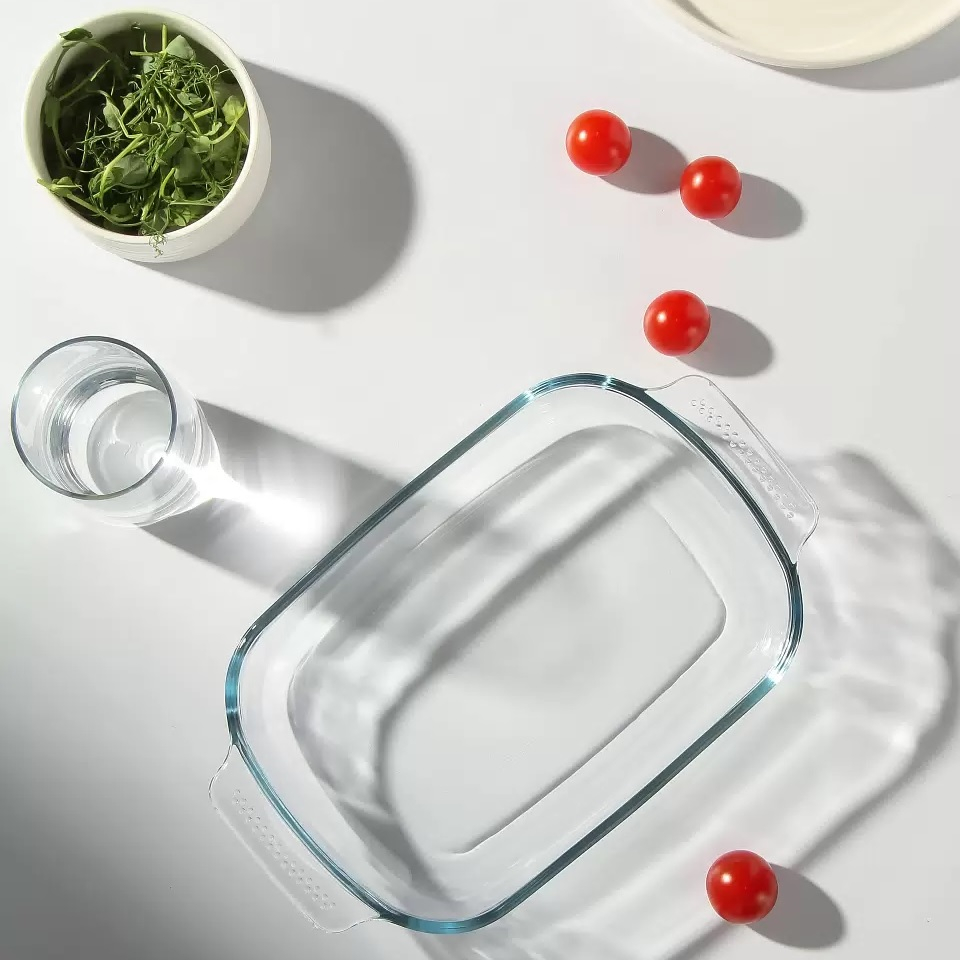 Форма для запекания Daniks HSAP15LN, прямоугольная, жаропрочное стекло, 52х178х290 мм, 1.5 л