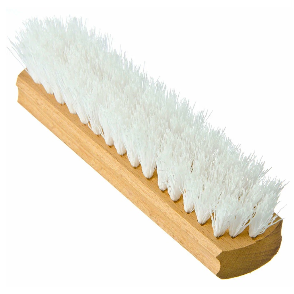 Щетка для одежды Spin&Clean Фуэте, деревянная колодка, плотная щетина, бук, 40х40х185 мм