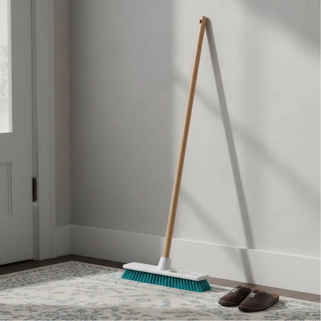 Щетка для чистки ковров Palisad Home 935475, бирюзовая щетина, 27 cм